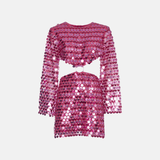 Beatrice - Pailletten Minikleid