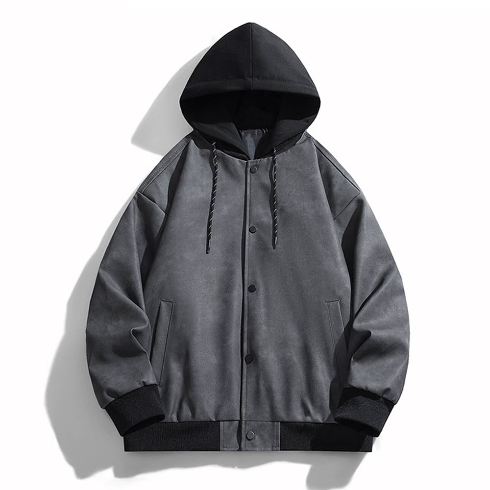 Bequemer - Herren Kapuzenpullover mit Farbkontrast