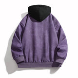 Bequemer - Herren Kapuzenpullover mit Farbkontrast