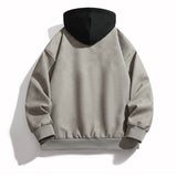 Bequemer - Herren Kapuzenpullover mit Farbkontrast
