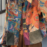 BohoWear – Damen Patchwork Jacke