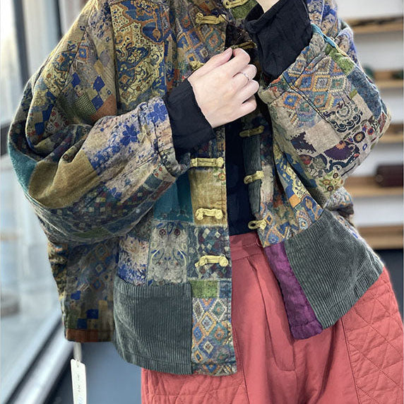 BohoWear – Damen Patchwork Jacke