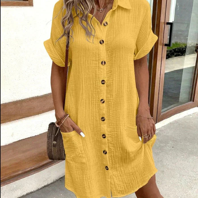 Lunessa – Damen Baumwollkleid