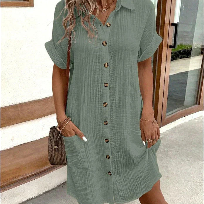 Lunessa – Damen Baumwollkleid
