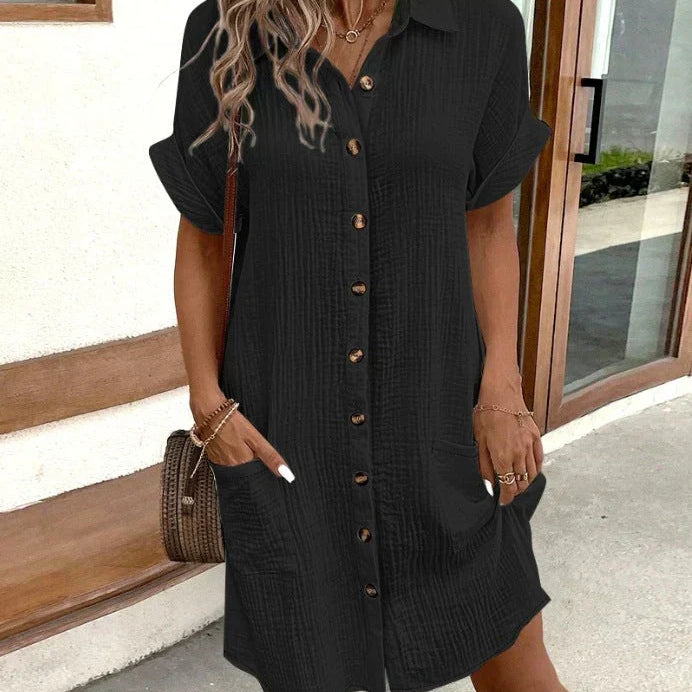 Lunessa – Damen Baumwollkleid