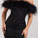 Sara - Pailletten Minikleid