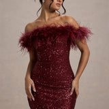 Sara - Pailletten Minikleid