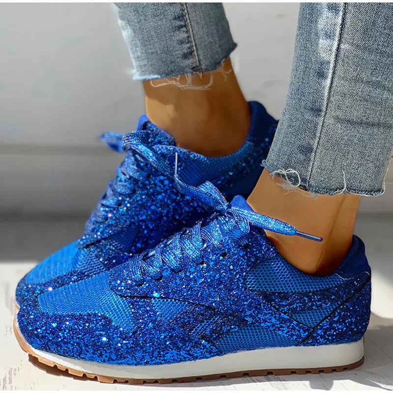 Kinsley | Stilvolle Glitzer-Sneaker mit Funkel-Effekt