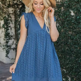 Lunaria – Sommerkleid mit Stickerei