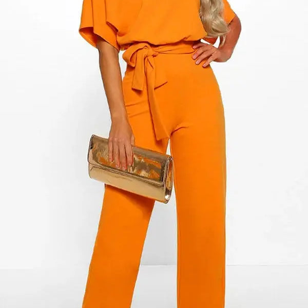 Donna – Eleganter Damen-Jumpsuit mit Schleife