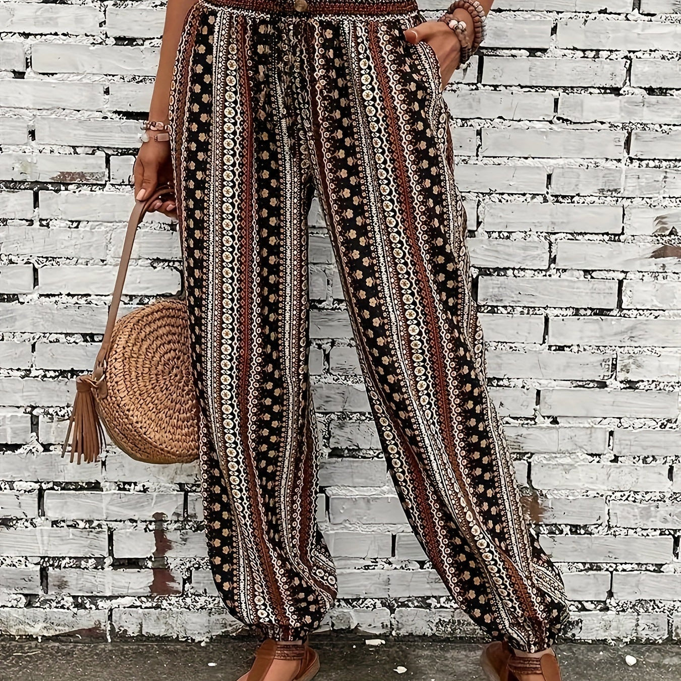 Amelie | High-Waisted Trousers – Boho-Chic for Your Wardrobe