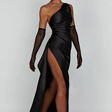 Emmi – Satin Abendkleid