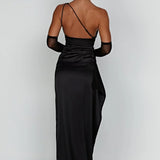 Emmi – Satin Abendkleid