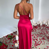 Emmi – Satin Abendkleid