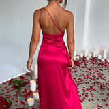 Emmi – Satin Abendkleid
