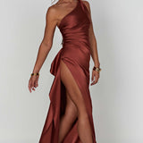 Emmi – Satin Abendkleid