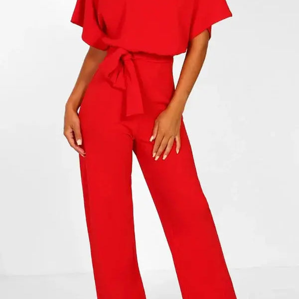 Donna – Eleganter Damen-Jumpsuit mit Schleife