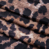 Amelie – Satin Leopardenkleid