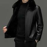 Herrenmode – Lederjacke