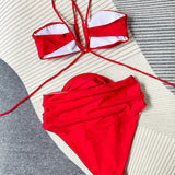 Robine – Neckholder Bikini mit Blume