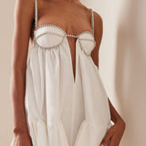 Sophia – Kleid mit Kristallträgern