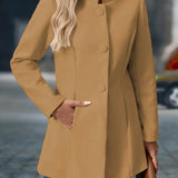 Sofia | Damen Winter Mantel mit Knöpfen