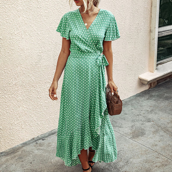 FloraWear – Geblümtes Wickelkleid