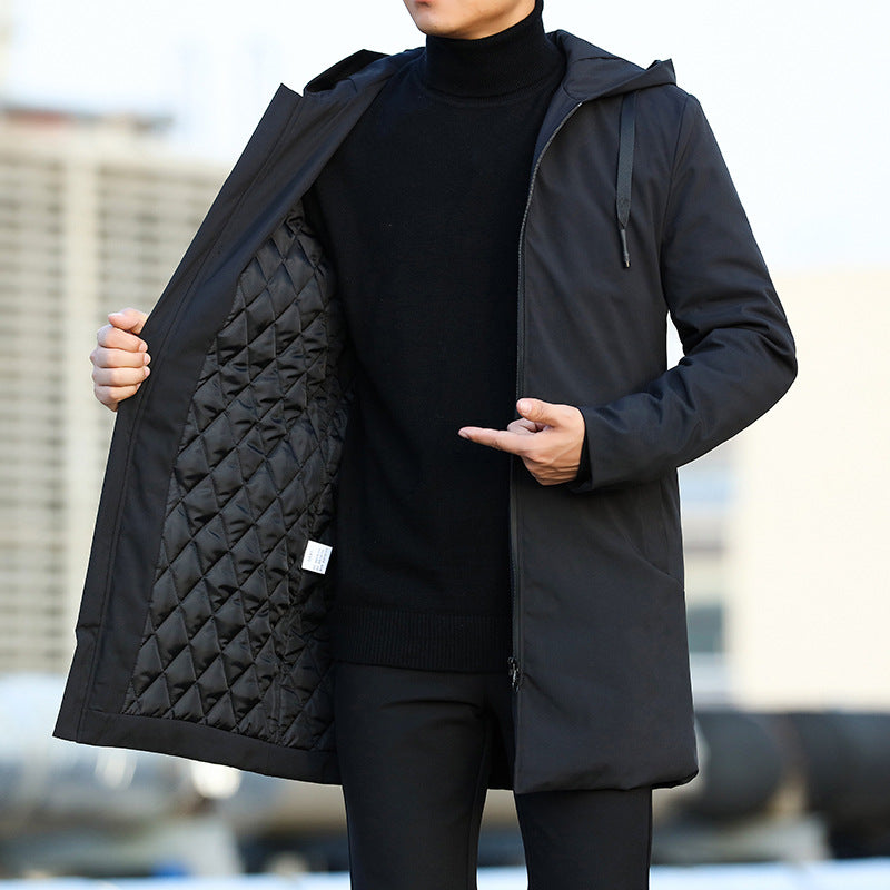 Herrenwear – Gefütterter Wintermantel