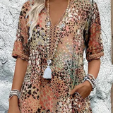 LivaWear – Damen Sommerkleid V-Ausschnitt