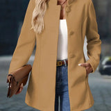 Sofia | Damen Winter Mantel mit Knöpfen