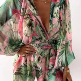 Ruby - Sommer-Overall mit Blumenmuster