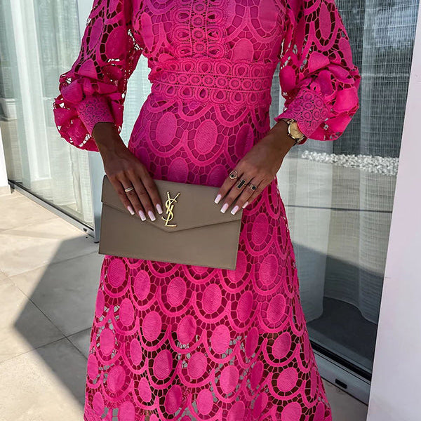 Camila - Spitzenkleid Damen Elegant