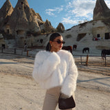 Teddyjacke - Taillenkurze Fleecejacke