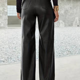 Alexwear – Damen Schlaghose aus Kunstleder