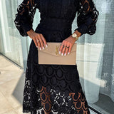 Camila - Spitzenkleid Damen Elegant