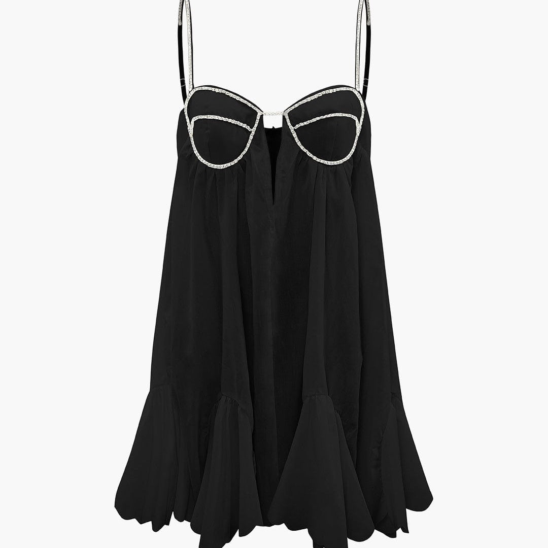 Sophia – Kleid mit Kristallträgern