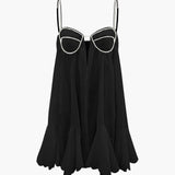 Sophia – Kleid mit Kristallträgern