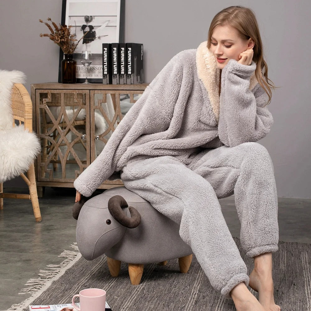 Sherpa – Damen Fleece Loungewear Set