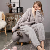 Sherpa – Damen Fleece Loungewear Set