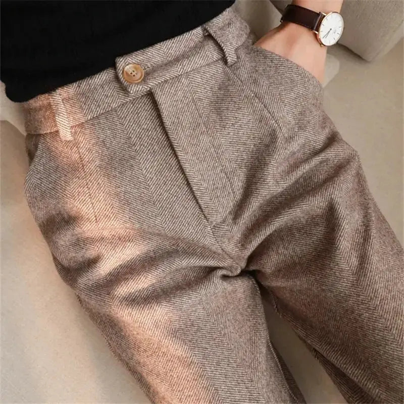 Damen Wollhose