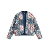 BohoStyle - Gesteppte Patchwork-Jacke
