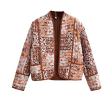 BohoStyle - Gesteppte Patchwork-Jacke