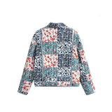 BohoStyle - Gesteppte Patchwork-Jacke