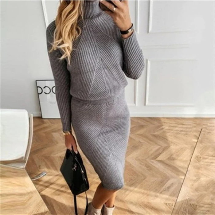 Kristel | Elegantes Zweiteiliges Ensemble mit Oberteil und Rock