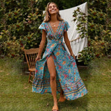 BohoDream – Maxikleid mit Wickeloptik
