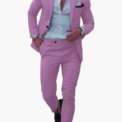 Herren Slim Fit Sommeranzug – Ideal für Hochzeiten, Feiern und besondere Anlässe