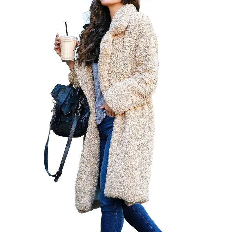 Kuschelige - Cloe Teddyjacke Damen