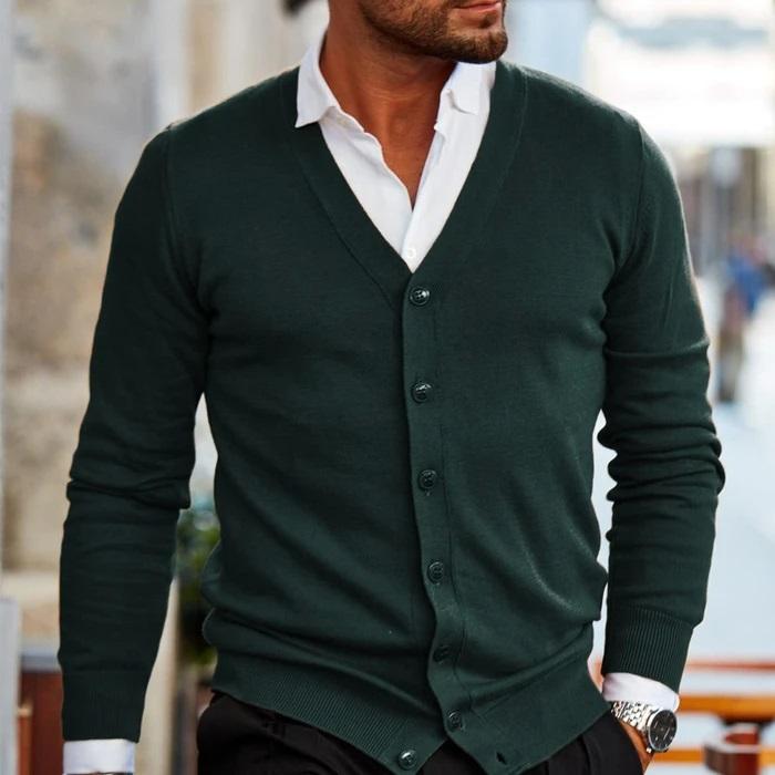 Stefan - Wärmender Herren-Cardigan