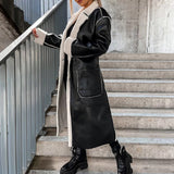 Clara - Damen Winterjacke mit Gürtel