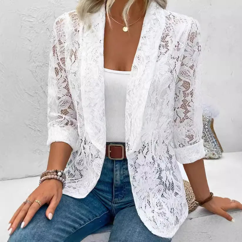 Nathalie – Damen Spitzenblazer